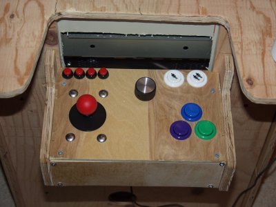 Player 1 control panel